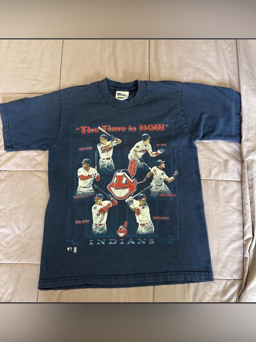 Vintage Kids's Indians Baseball Shirt Size 10/12